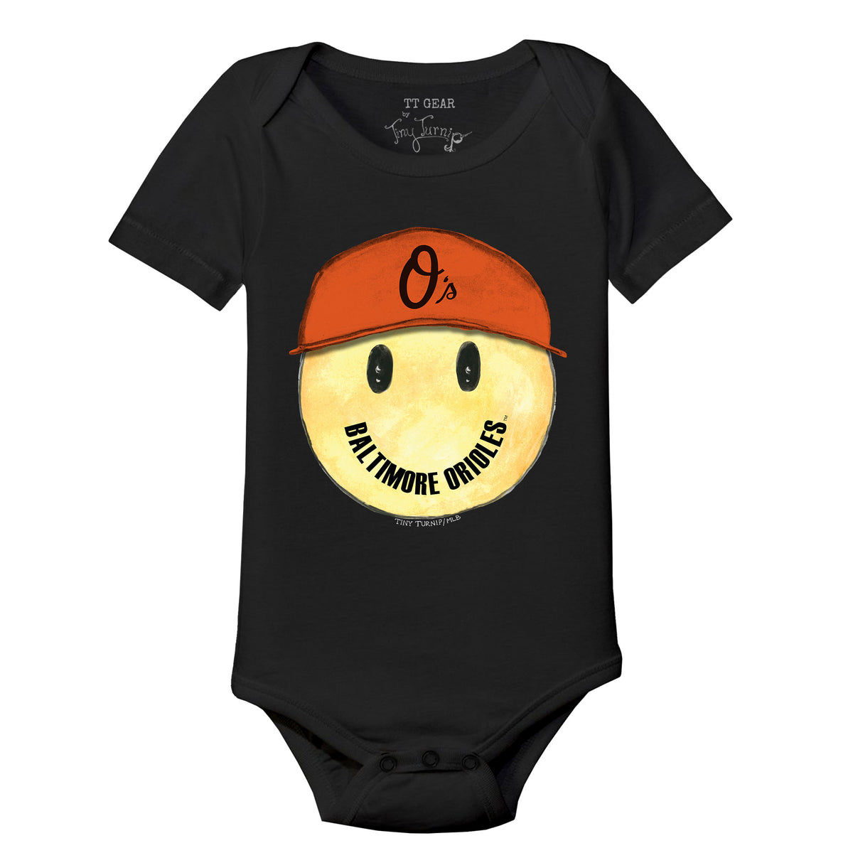 Baltimore Orioles Smiley Short Sleeve Snapper