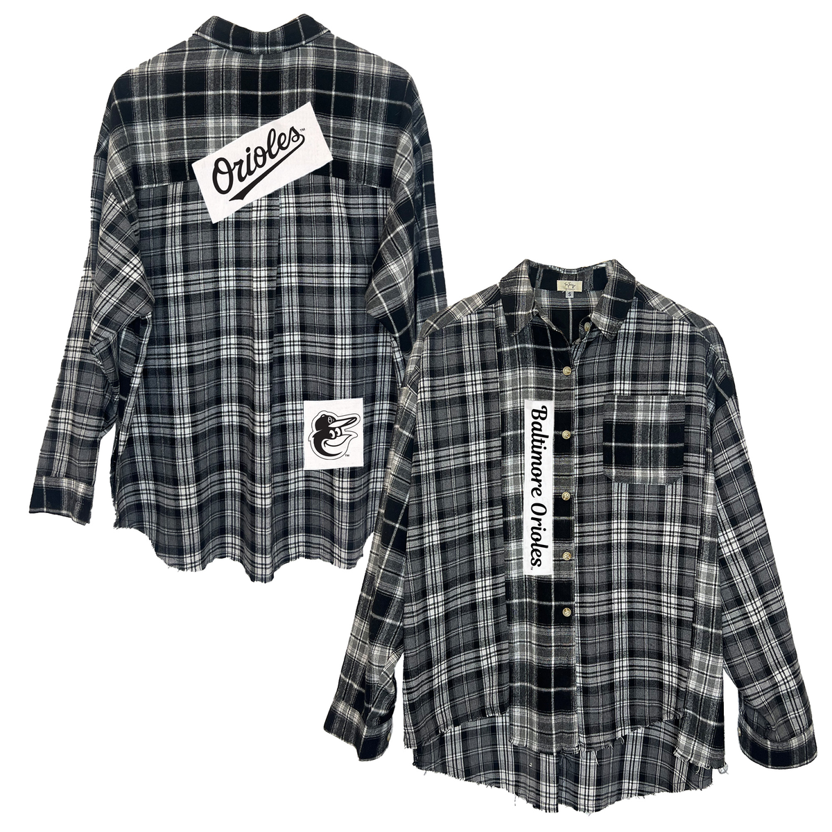 Baltimore Orioles Black Out Flannel