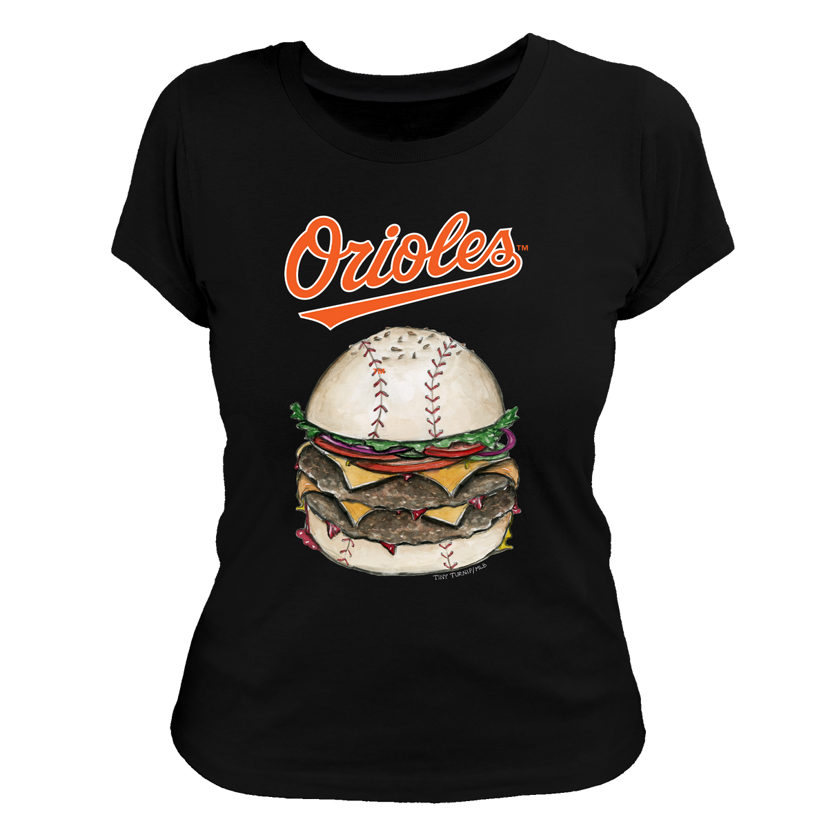Baltimore Orioles Burger Tee Shirt