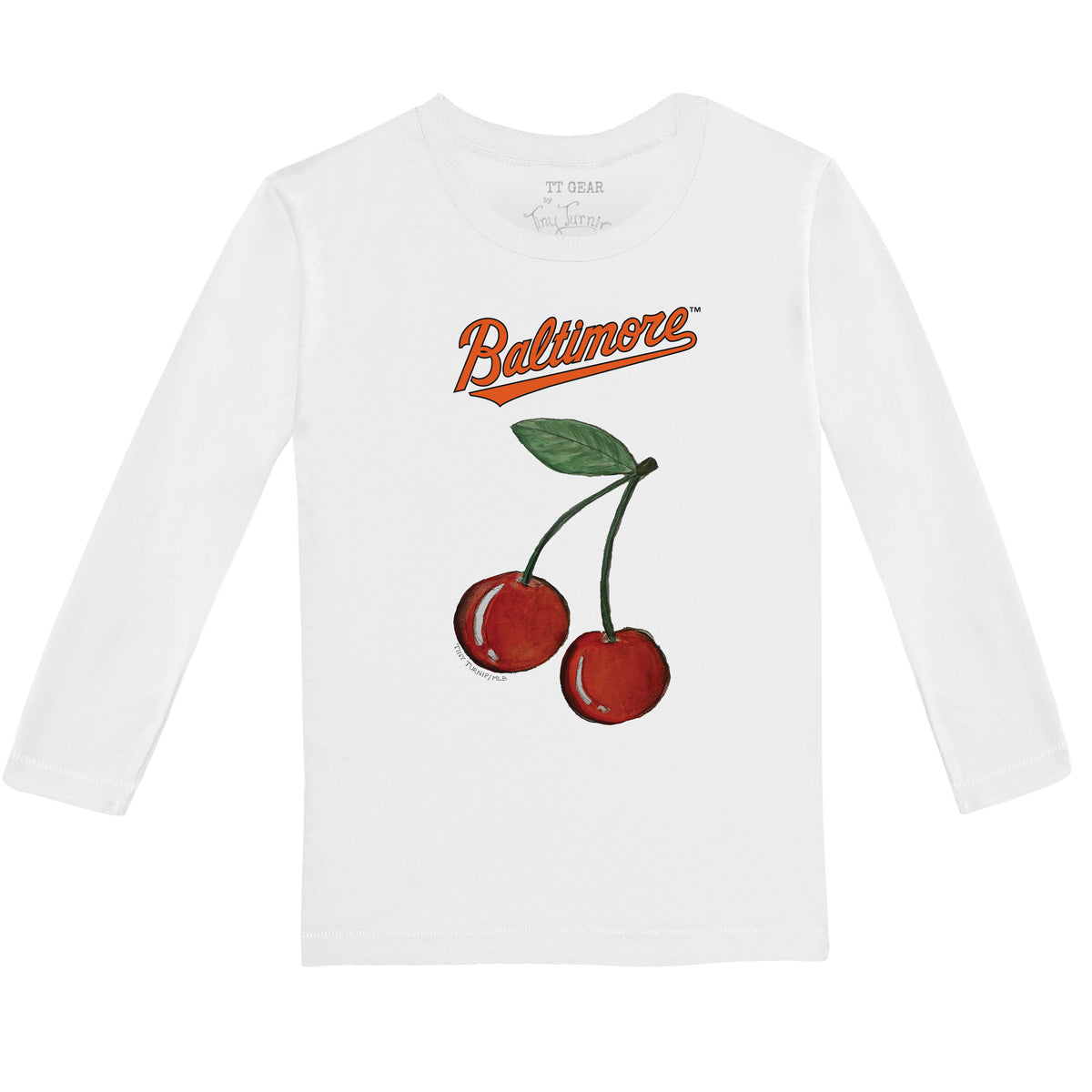 Baltimore Orioles Cherry Long-Sleeve Tee Shirt