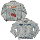 Baltimore Orioles Cherry Boyfriend Denim Jacket