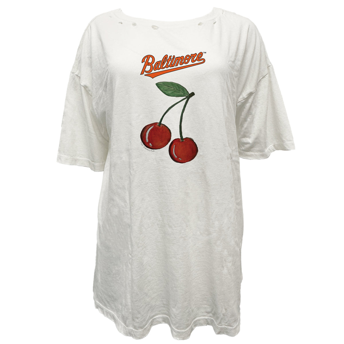 Baltimore Orioles Cherry Vintage Tee