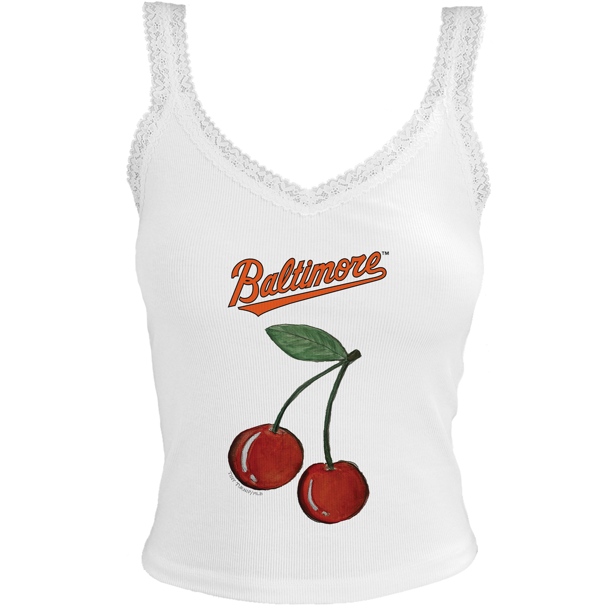 Baltimore Orioles Cherry Lace Tank
