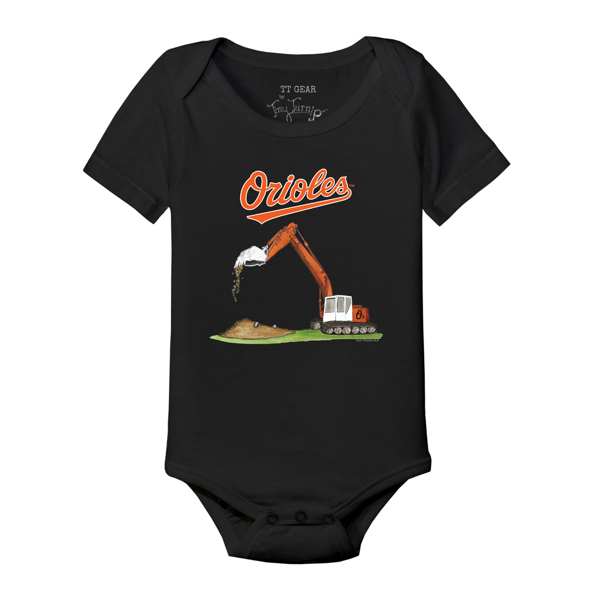 Baltimore Orioles Excavator Short Sleeve Snapper