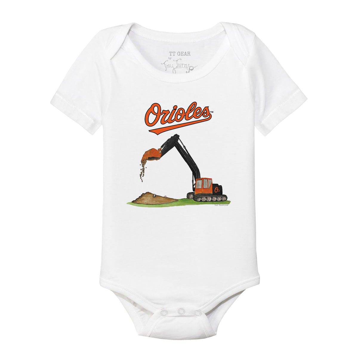 Baltimore Orioles Excavator Short Sleeve Snapper