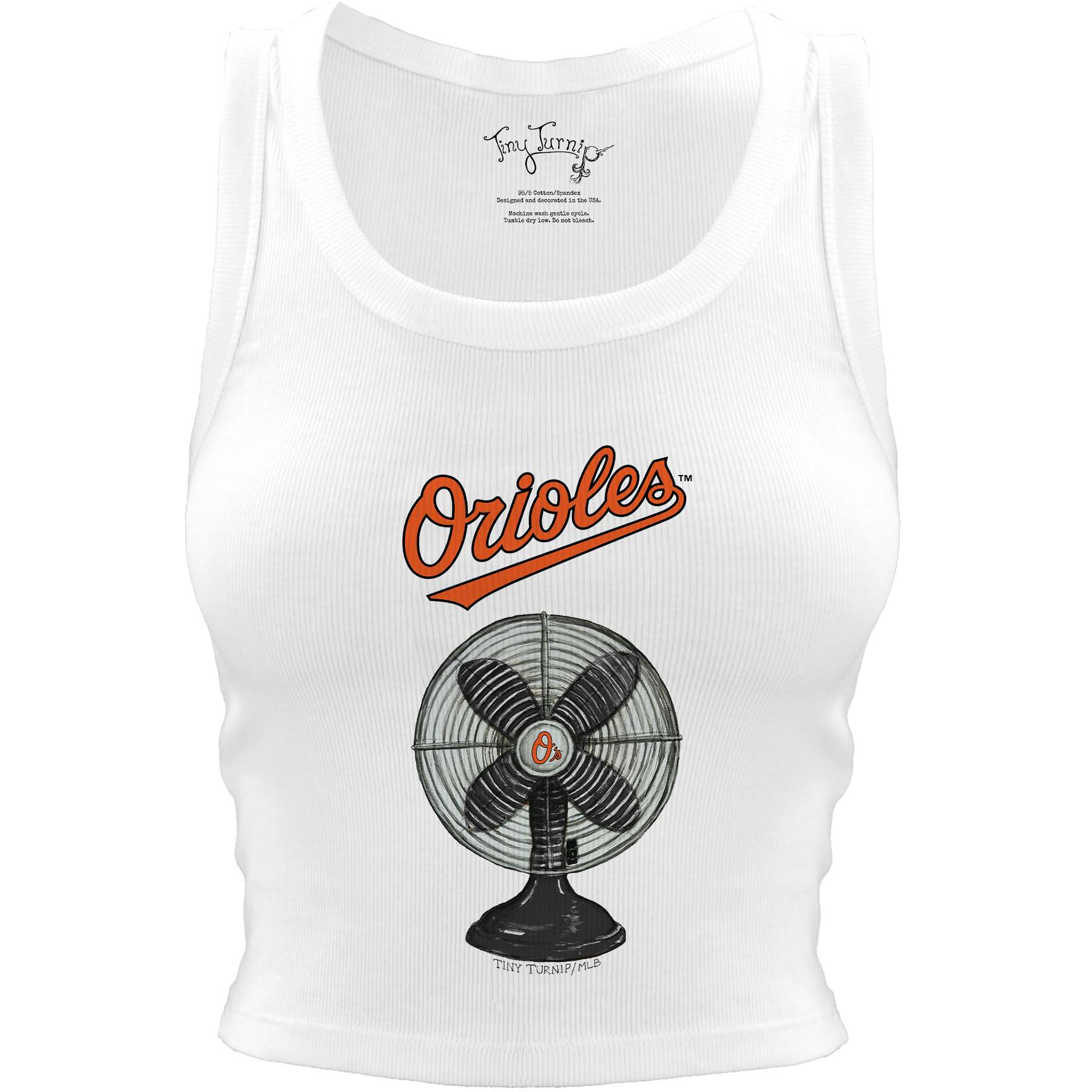 Baltimore Orioles Fan Crop Tank