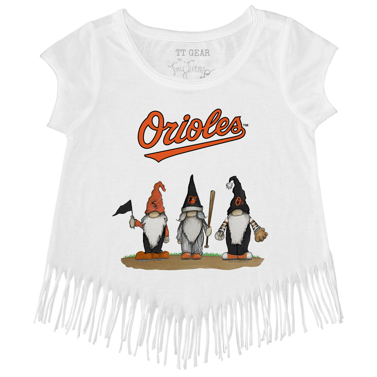 Baltimore Orioles Gnomes Fringe Tee