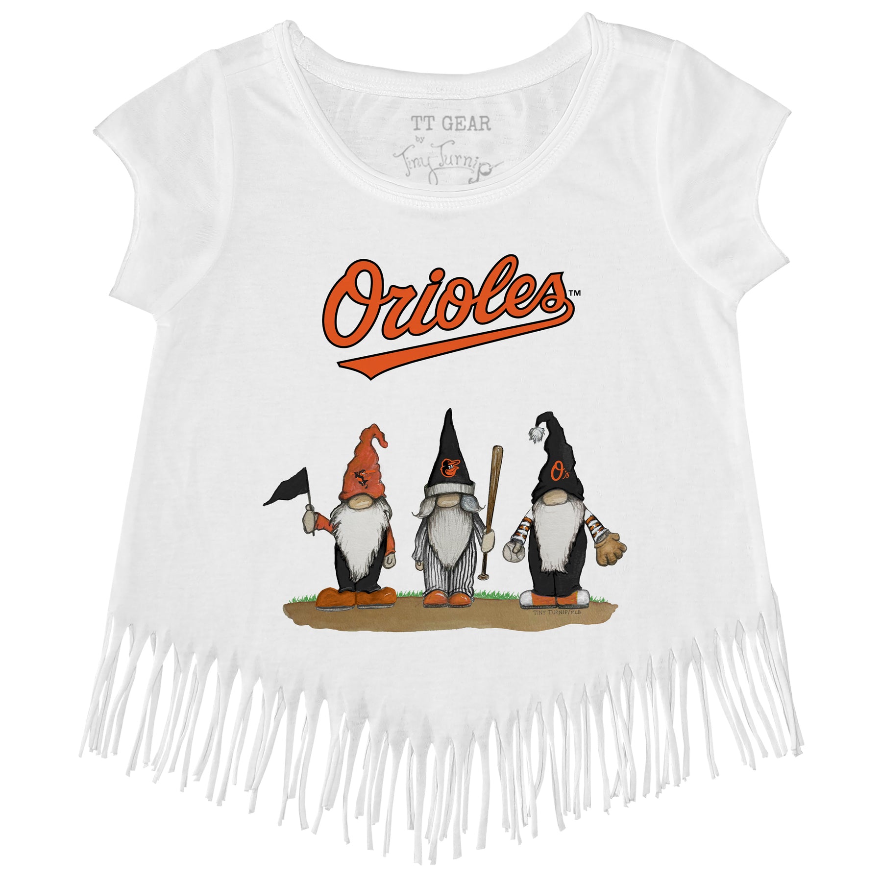 Baltimore Orioles Gnomes Fringe Tee