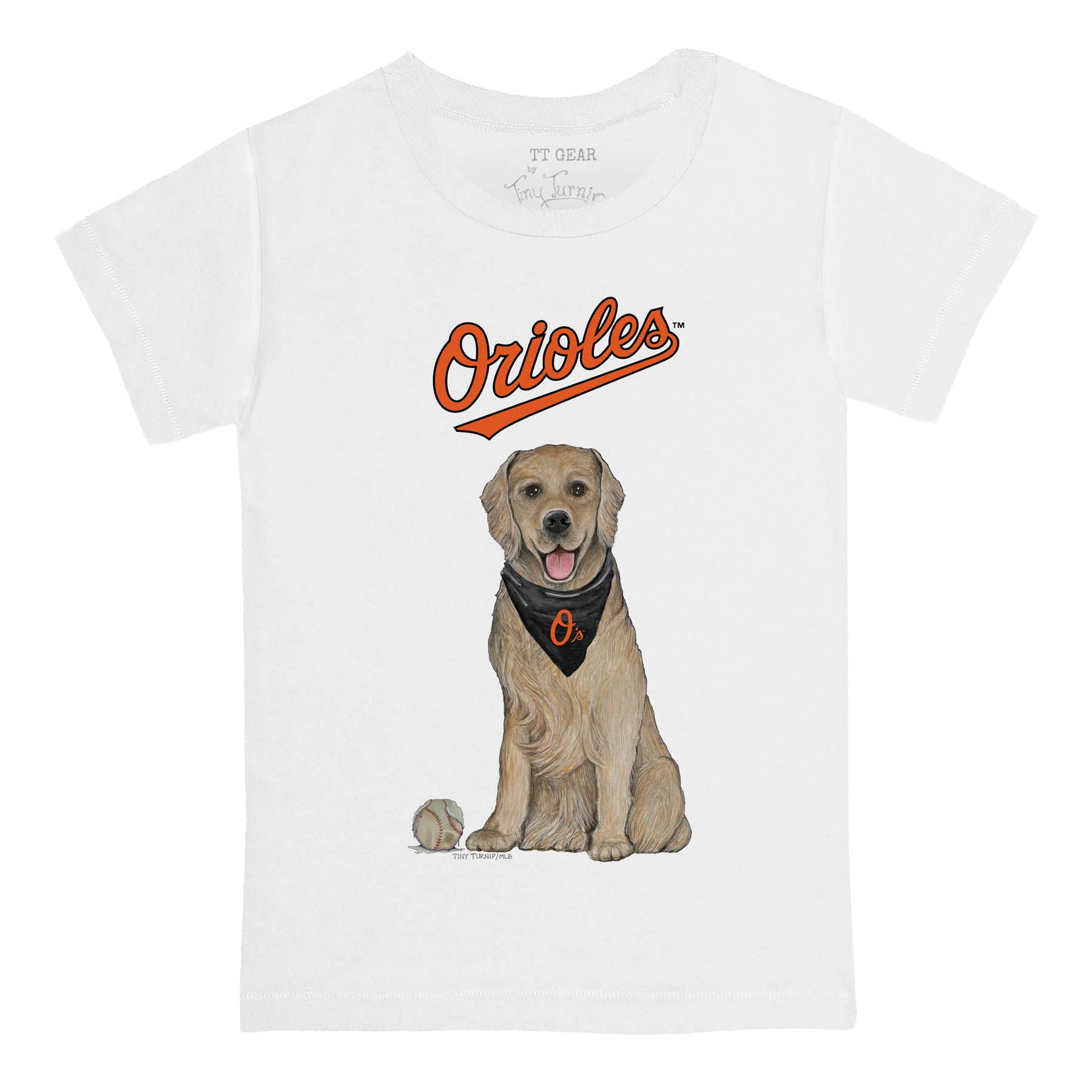 Baltimore Orioles Golden Retriever Tee Shirt