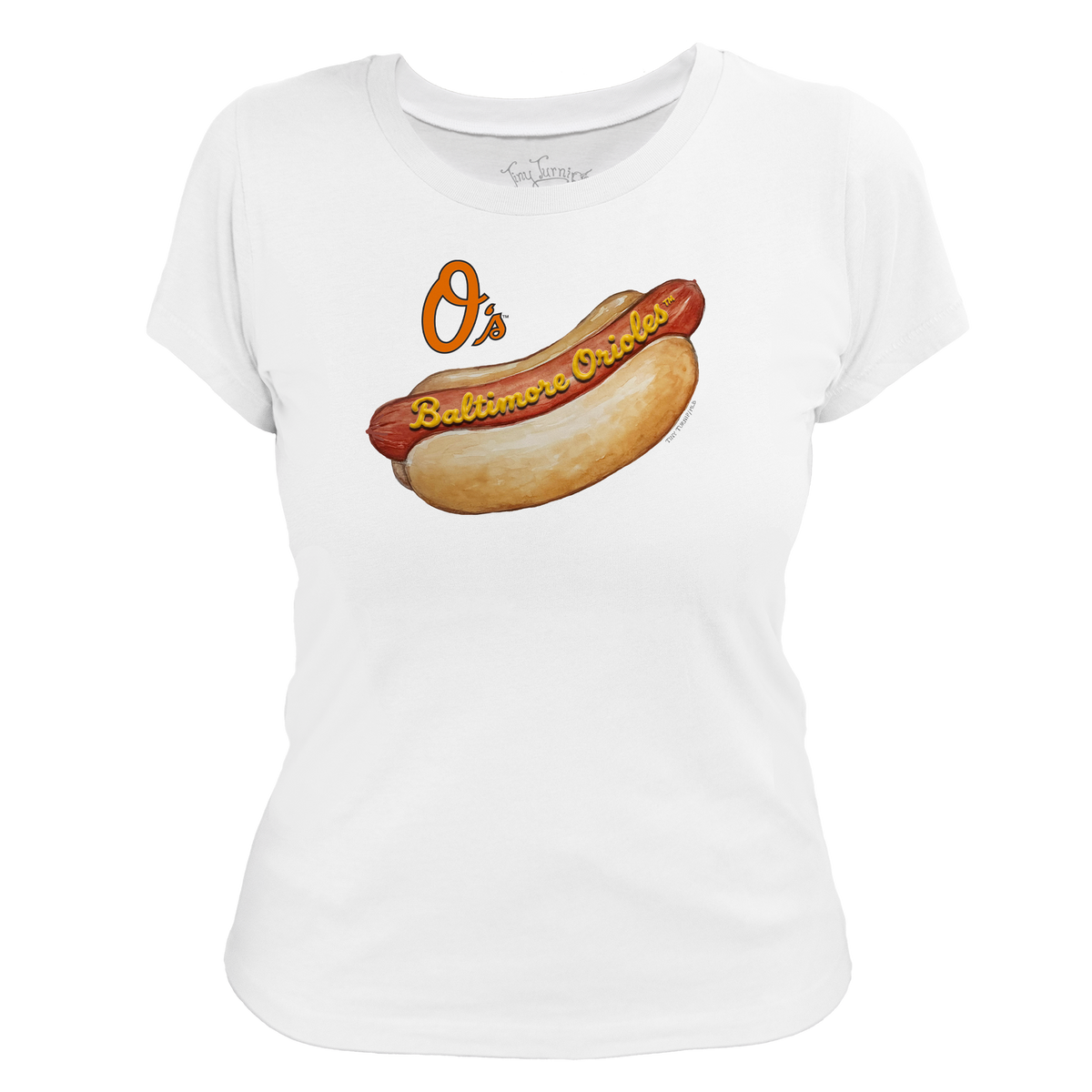 Baltimore Orioles Hot Dog Women's Tee Shirt