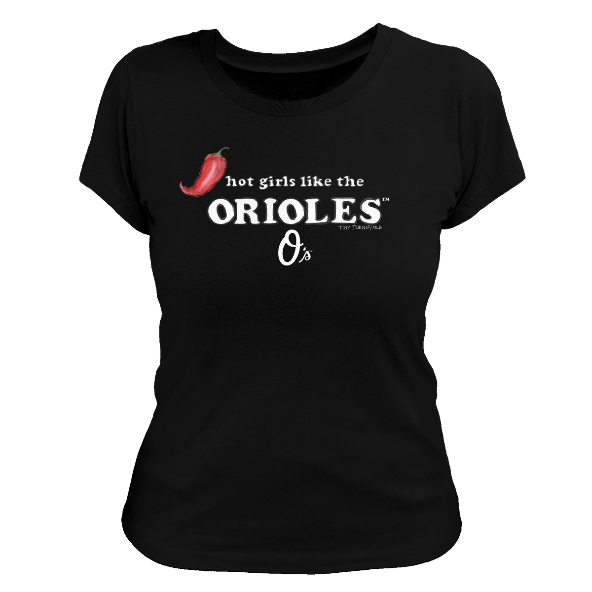 Baltimore Orioles Hot Girls Women's Tee Shirt