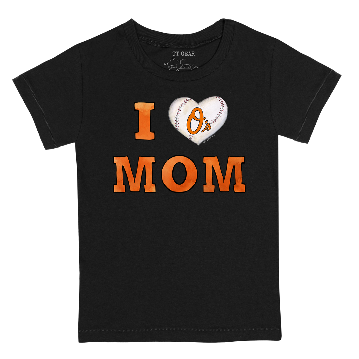 Baltimore Orioles I Love Mom Tee Shirt