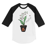 Baltimore Orioles Ladybug 3/4 Black Sleeve Raglan