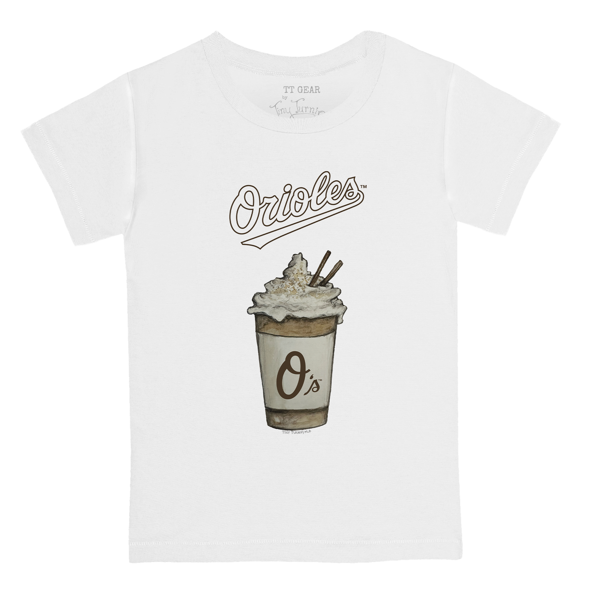Baltimore Orioles Latte Kid's Tee Shirt