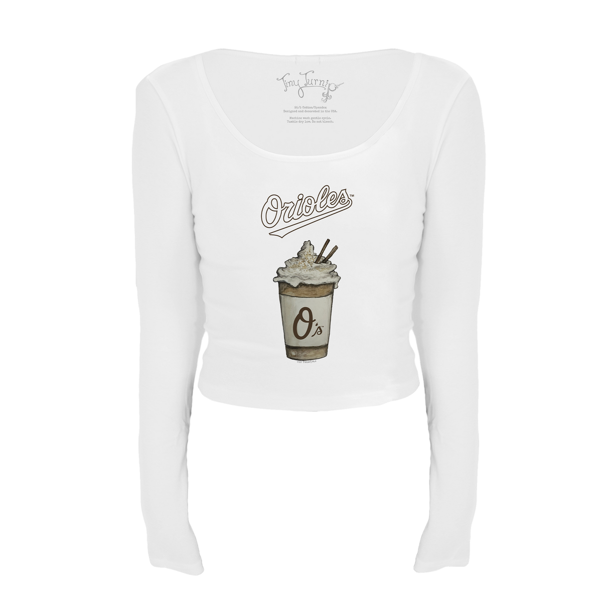 Baltimore Orioles Latte Women's Lucy Long Sleeve