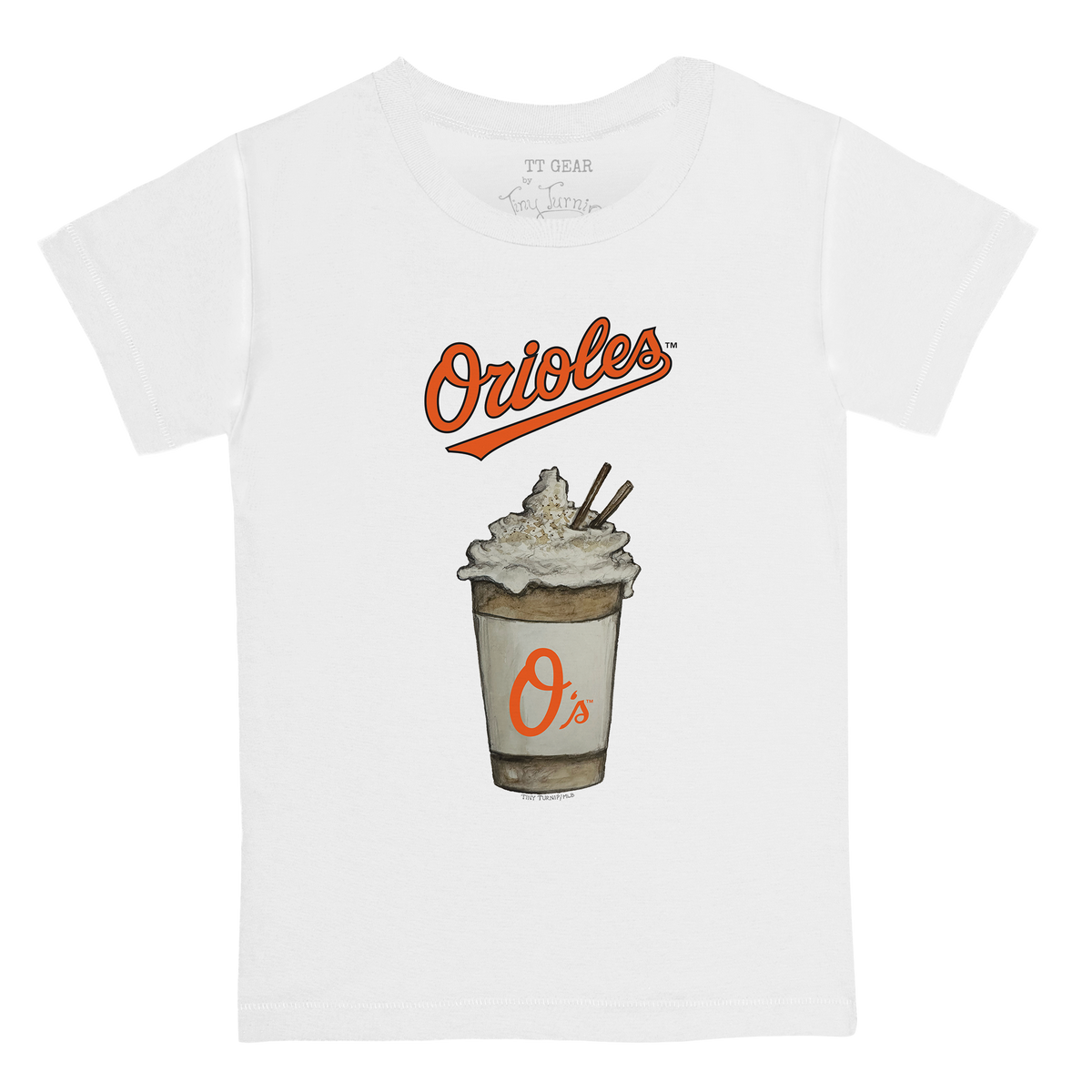 Baltimore Orioles Latte Kid's Tee Shirt