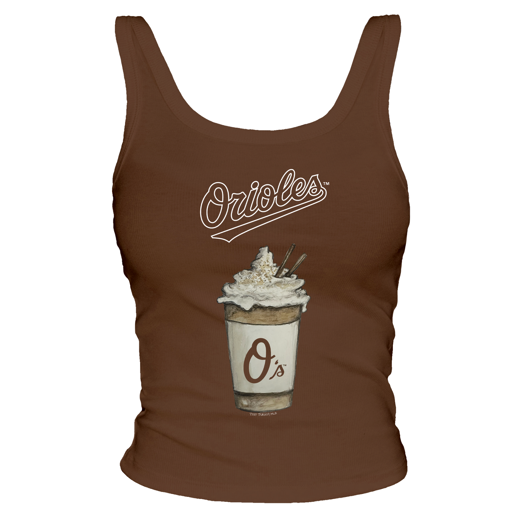 Baltimore Orioles Latte Tank