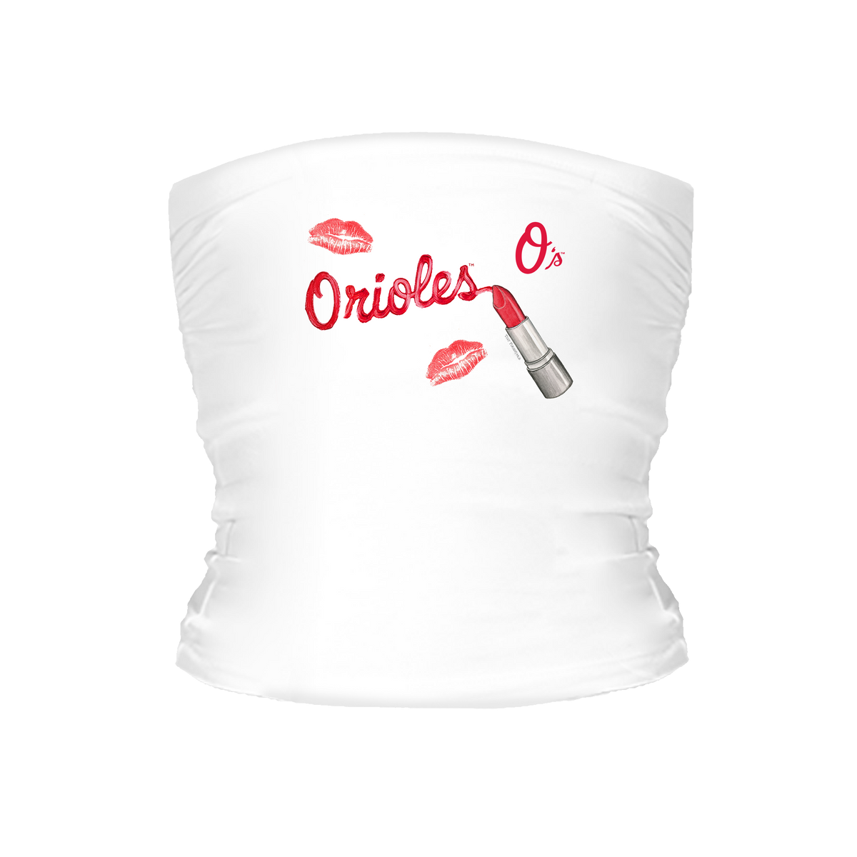 Baltimore Orioles Lipstick Tube Top - Tiny Turnip