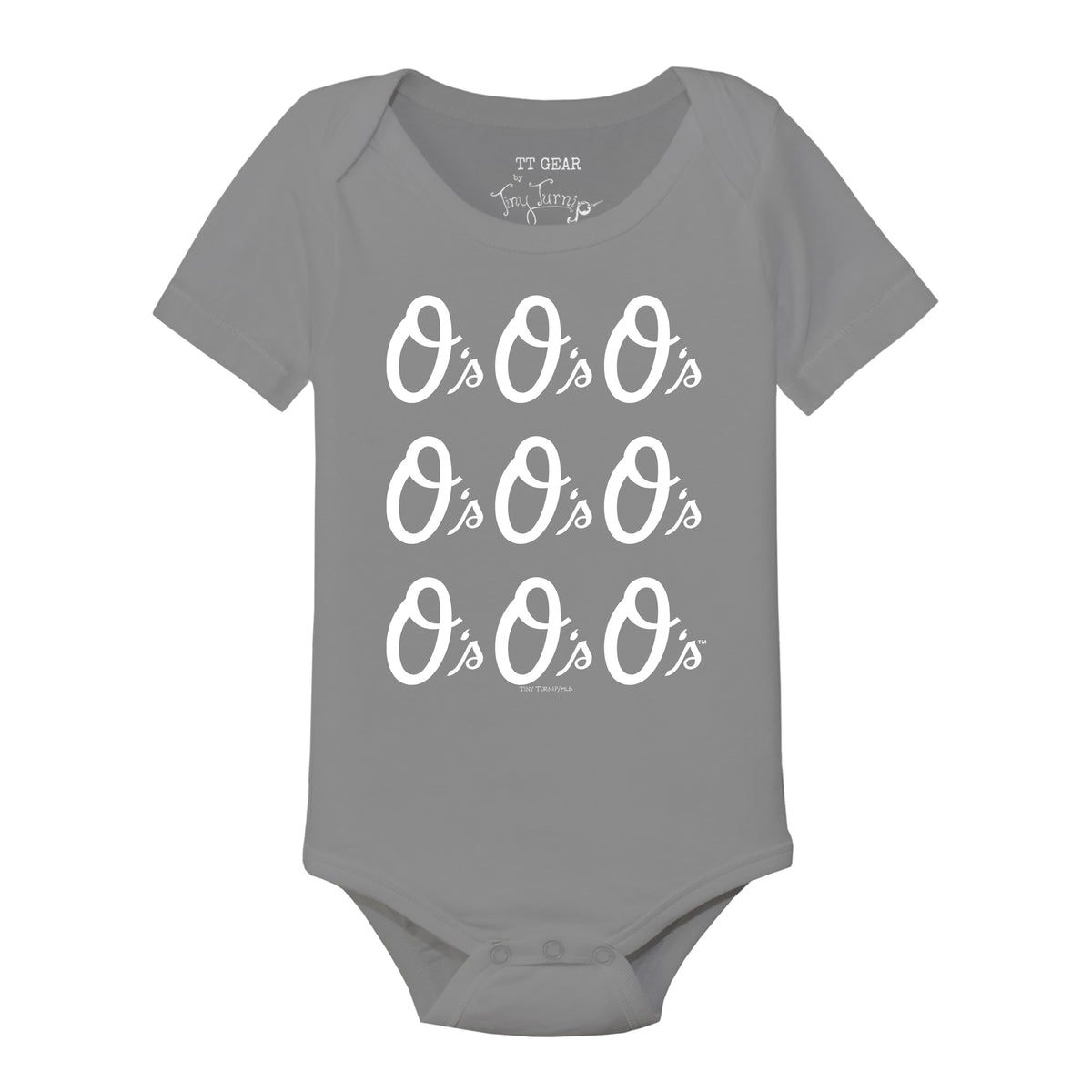 Baltimore Orioles Logo Grid Short Sleeve Snapper