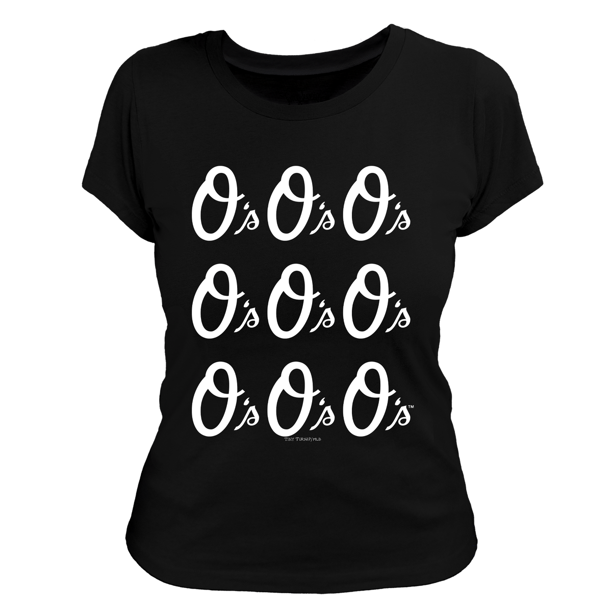 Baltimore Orioles Logo Grid Tee Shirt