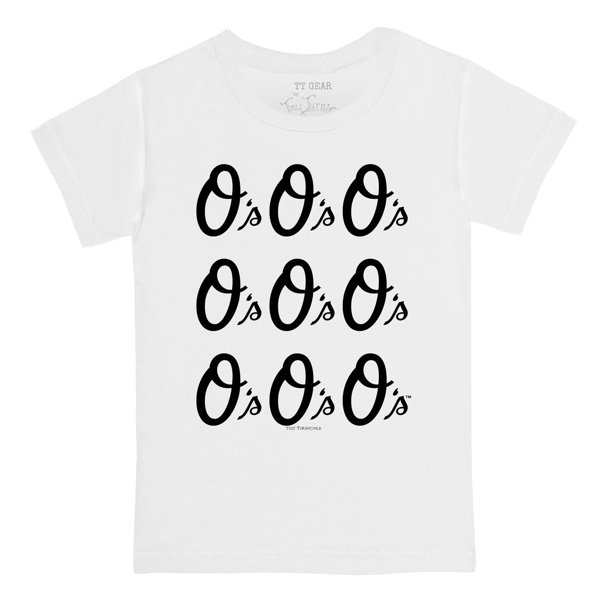 Baltimore Orioles Logo Grid Tee Shirt