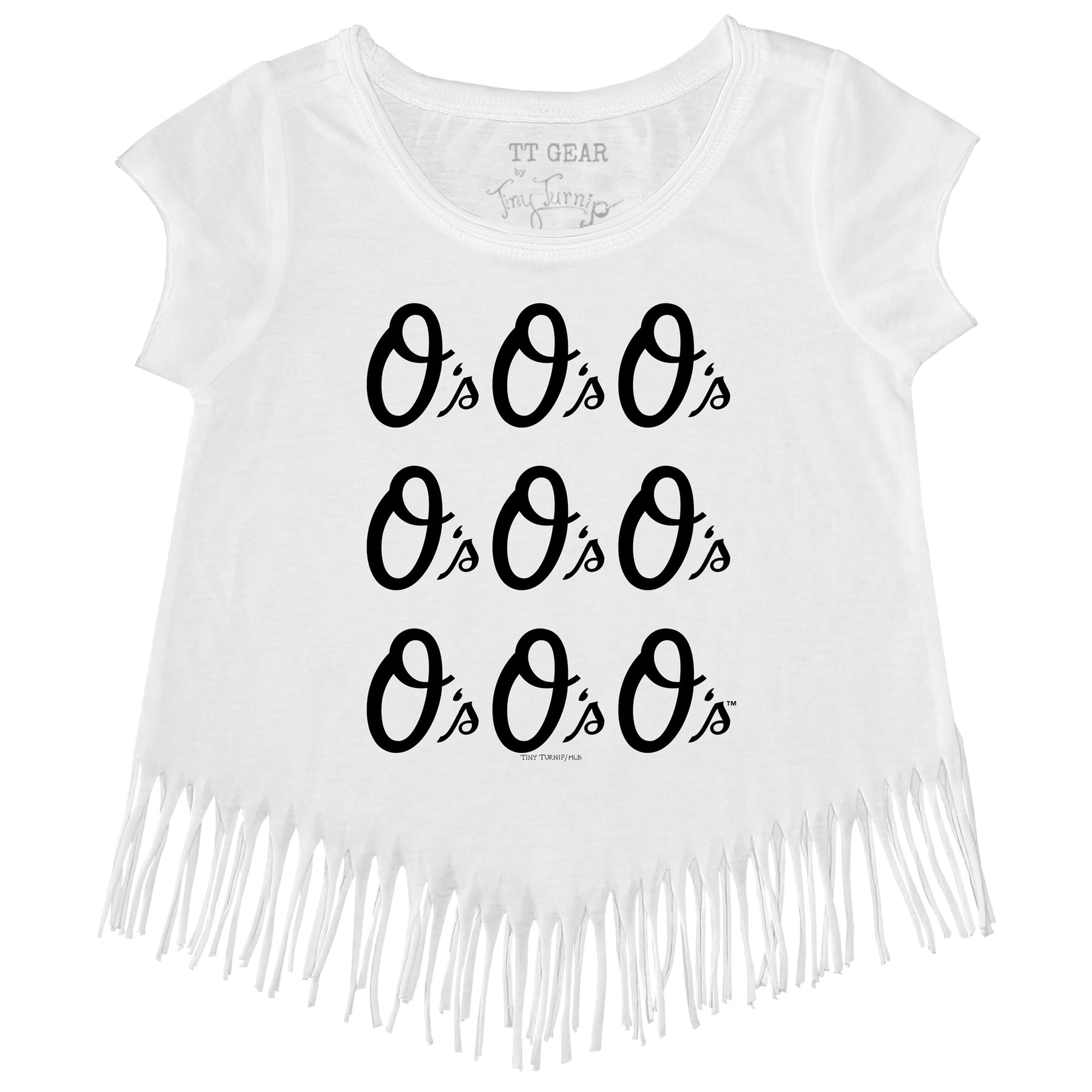 Baltimore Orioles Logo Grid Fringe Tee
