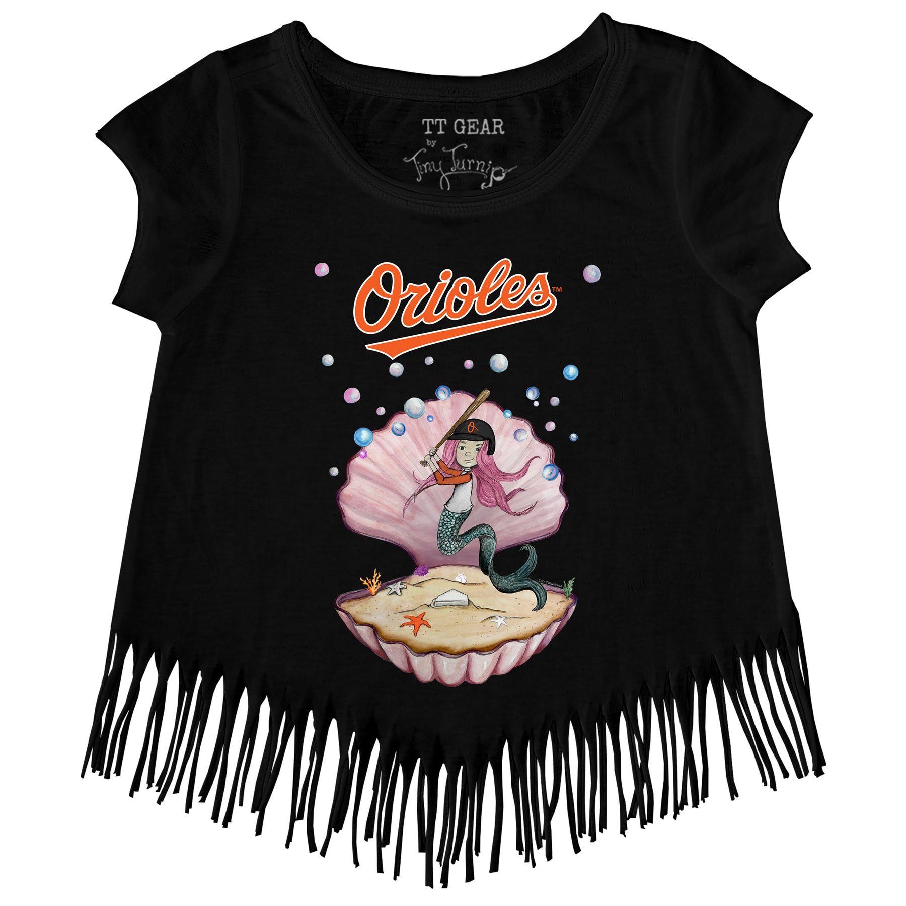 Baltimore Orioles Mermaid Fringe Tee