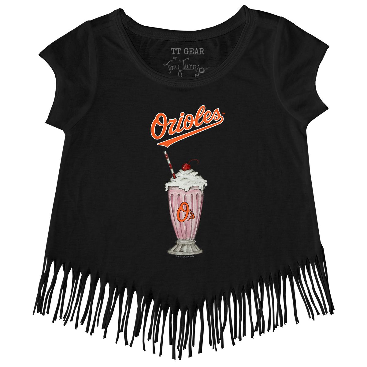 Baltimore Orioles Milkshake Fringe Tee