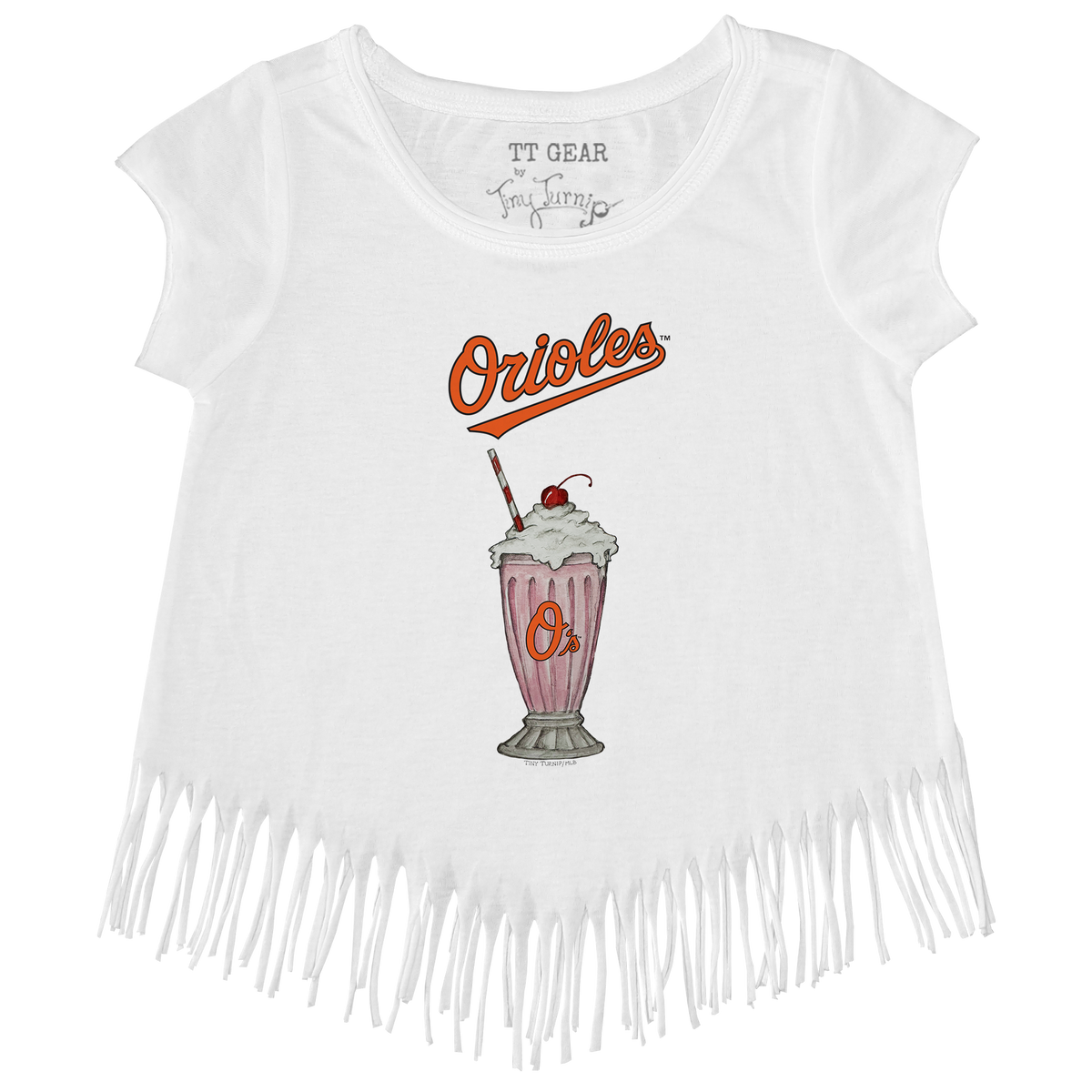 Baltimore Orioles Milkshake Fringe Tee
