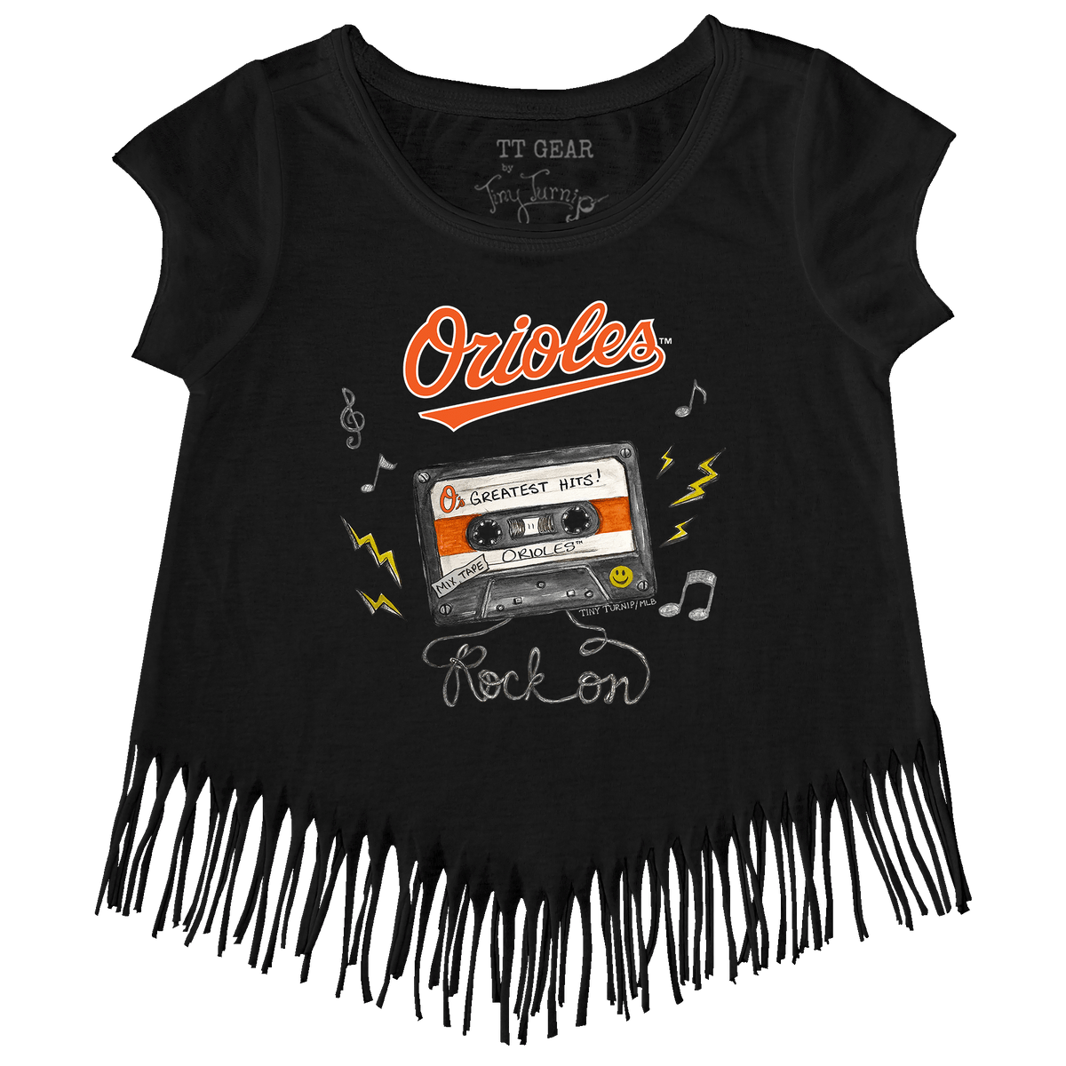 Baltimore Orioles Mixtape Fringe Tee - Tiny Turnip
