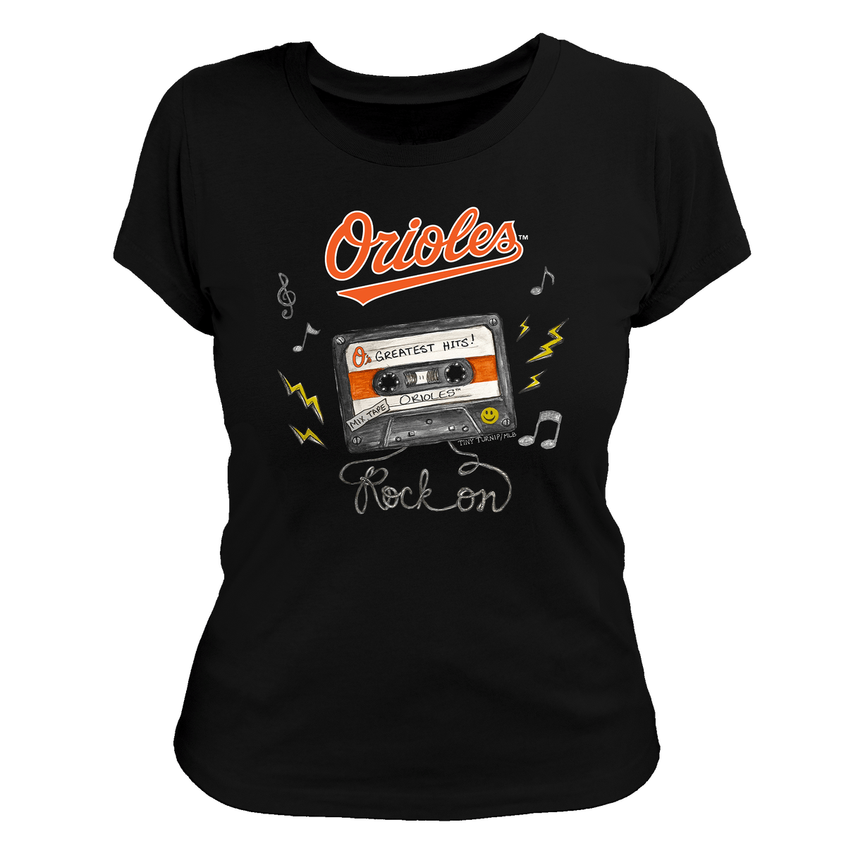 Baltimore Orioles Mixtape Women's Tee Shirt