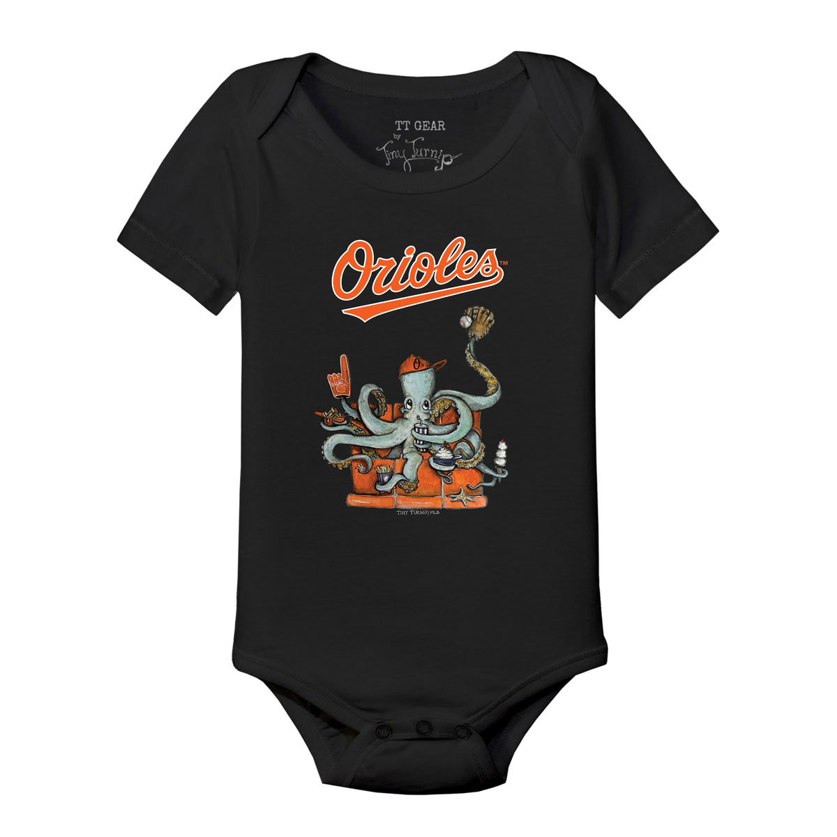 Baltimore Orioles Octopus Short Sleeve Snapper