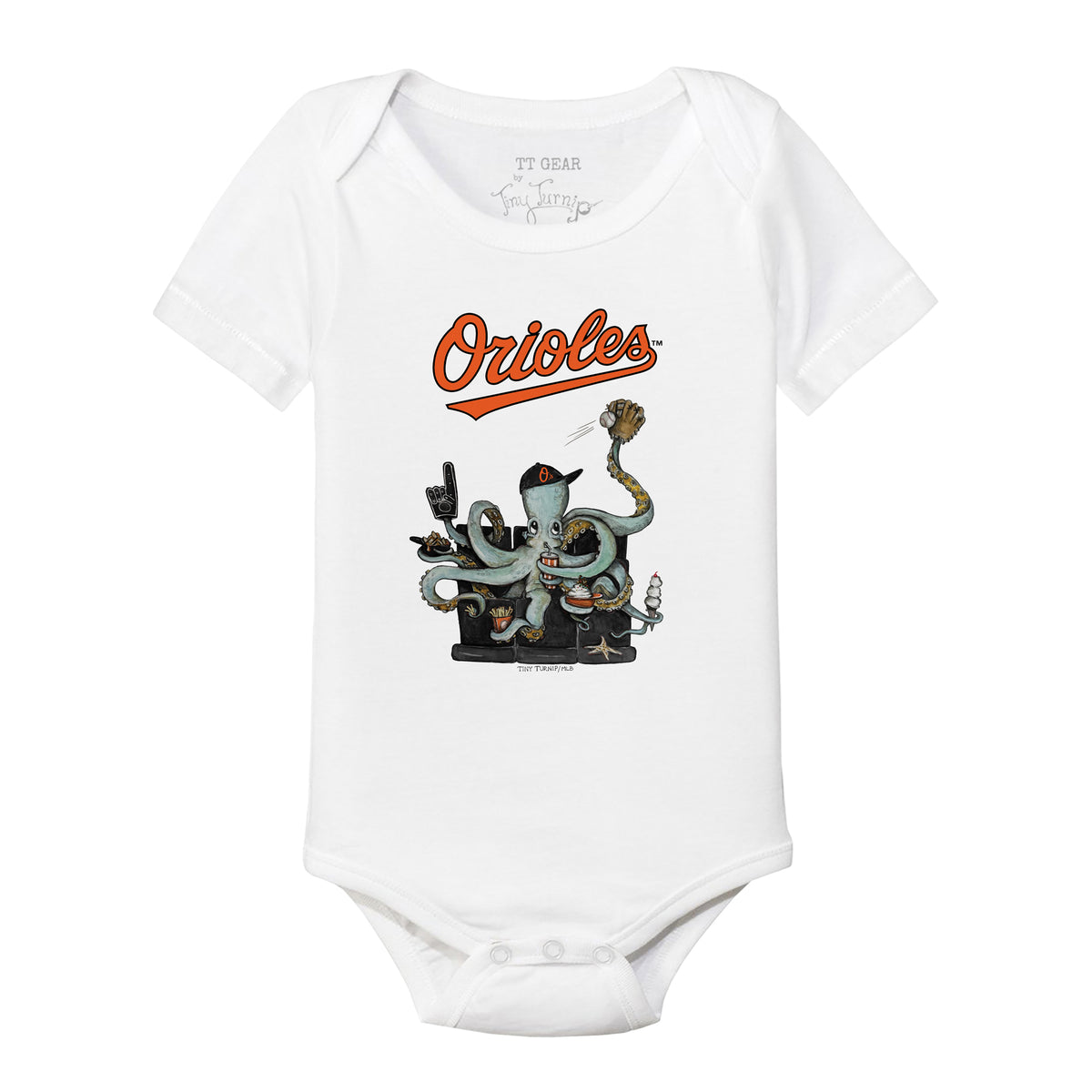 Baltimore Orioles Octopus Short Sleeve Snapper