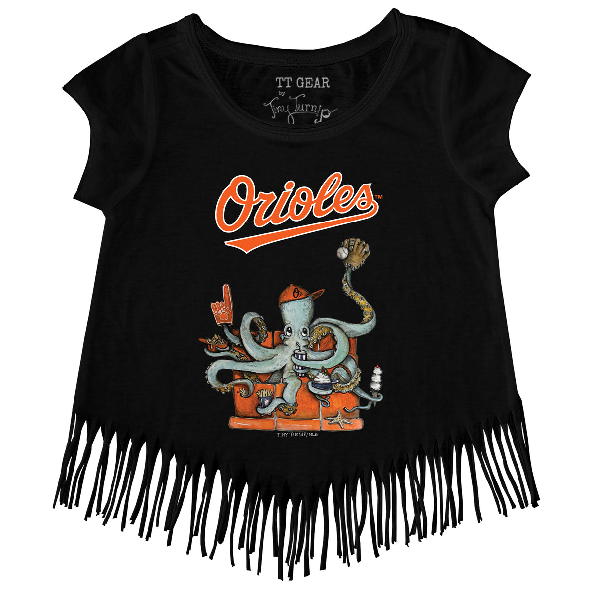 Baltimore Orioles Octopus Fringe Tee