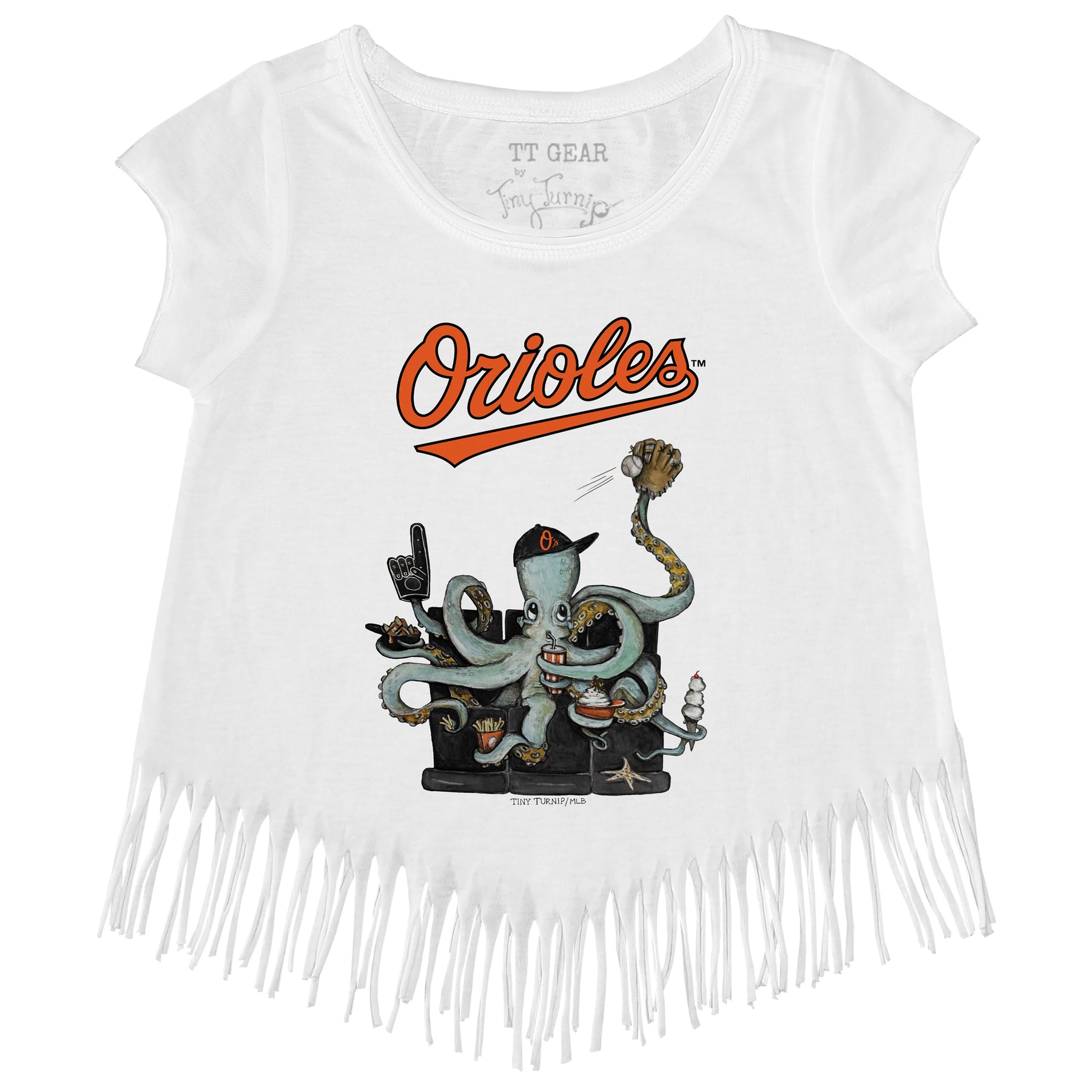 Baltimore Orioles Octopus Fringe Tee