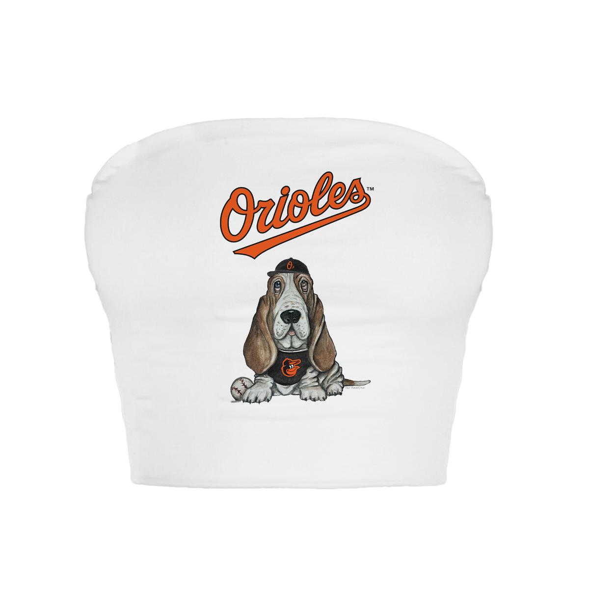 Baltimore Orioles Puddy Crop Tube Top