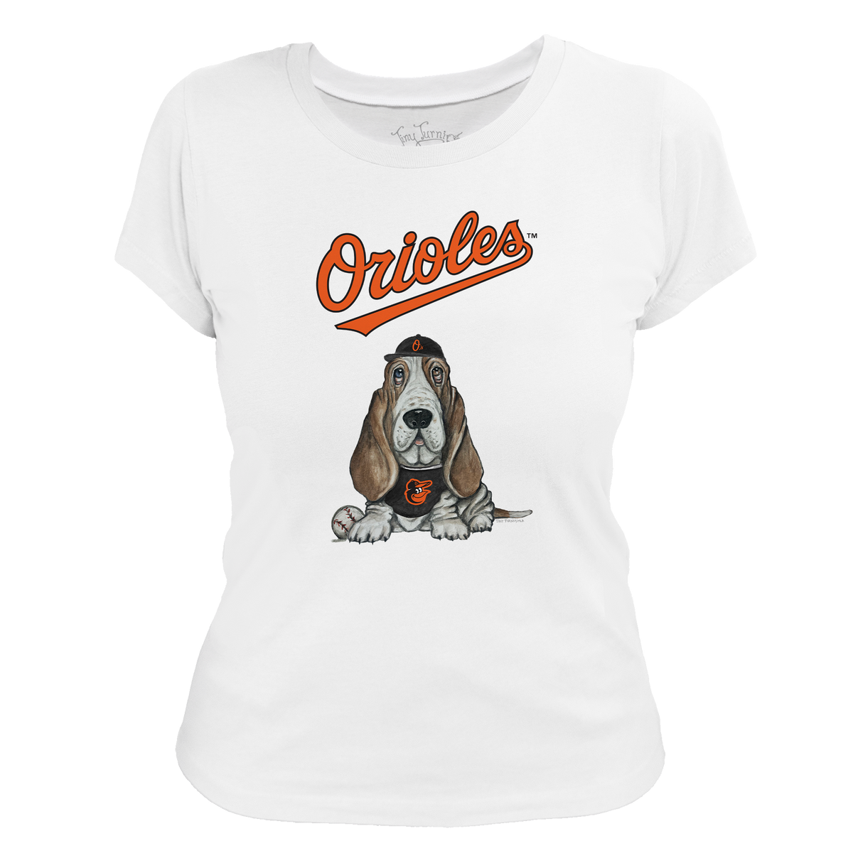 Baltimore Orioles Puddy Women's Tee Shirt - Tiny Turnip