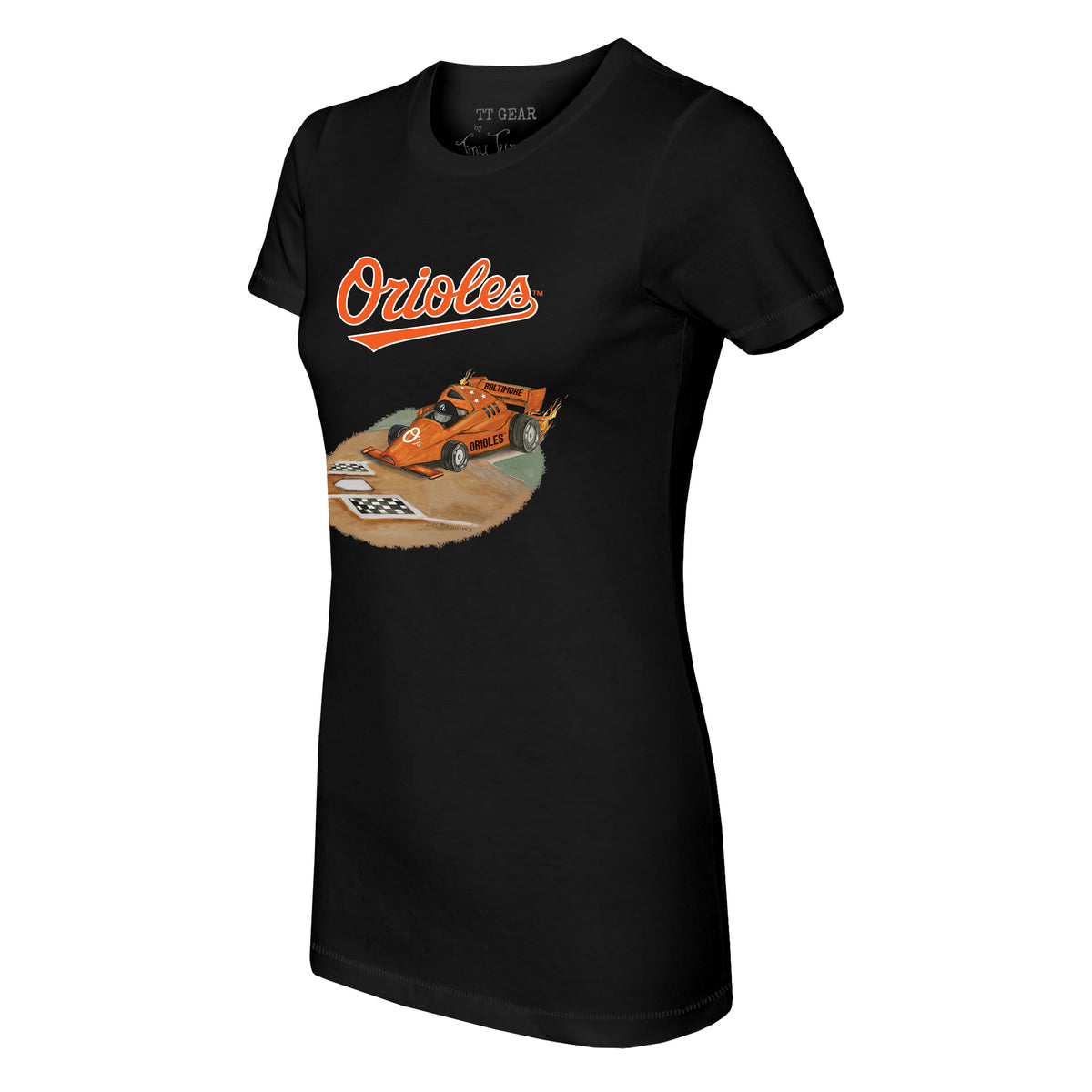 Baltimore Orioles Race Car Tee Shirt