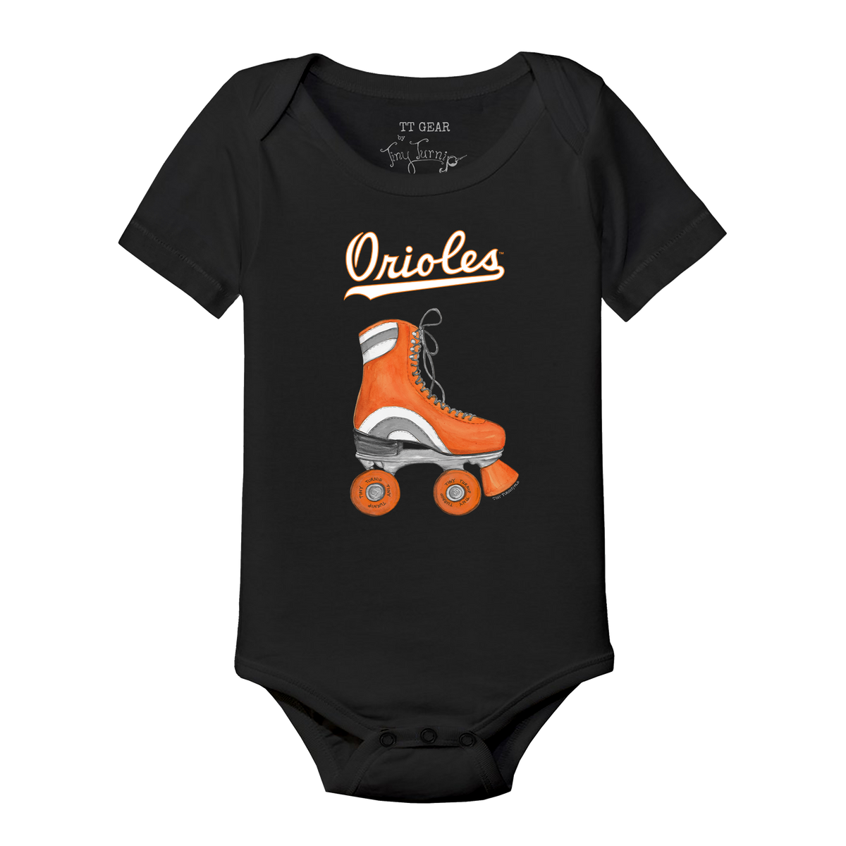 Baltimore Orioles Retro Skate Short Sleeve Snapper