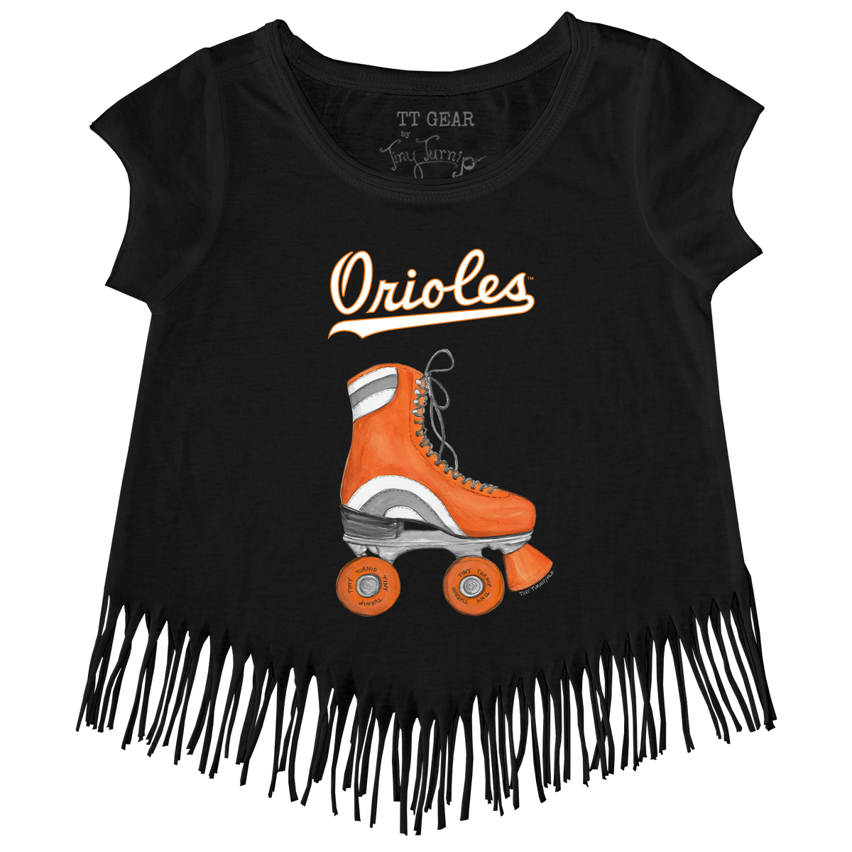 Baltimore Orioles Retro Skate Fringe Tee