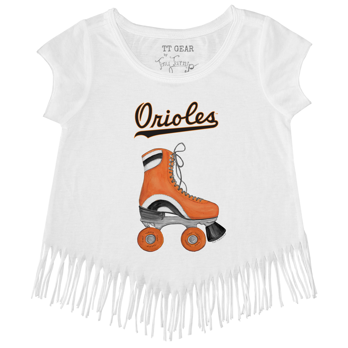 Baltimore Orioles Retro Skate Fringe Tee