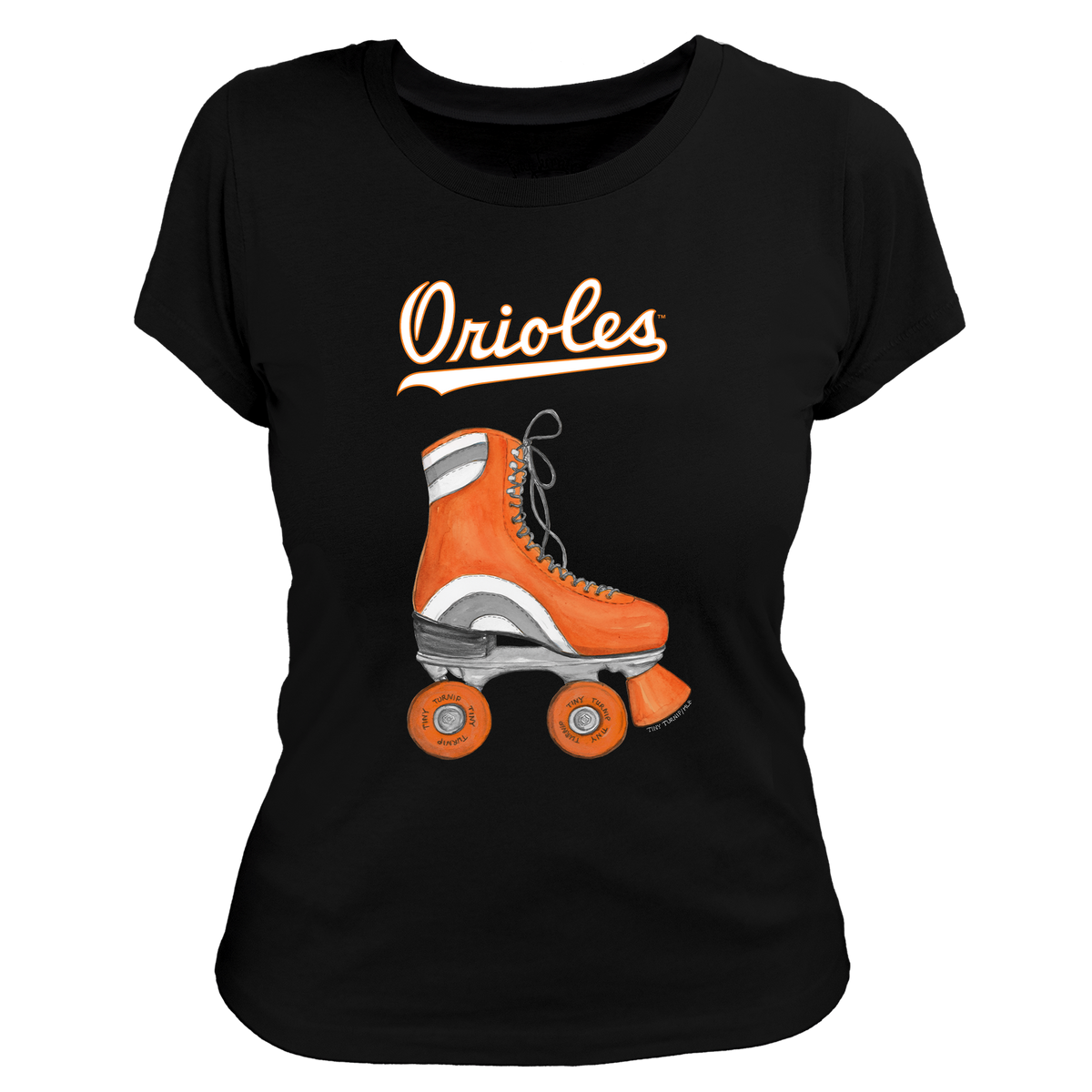 Baltimore Orioles Retro Skate Women's Tee Shirt