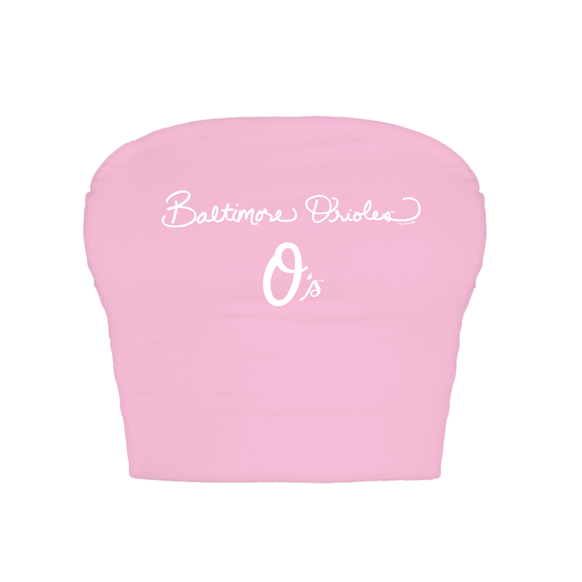 Baltimore Orioles Logo Script Crop Tube Top
