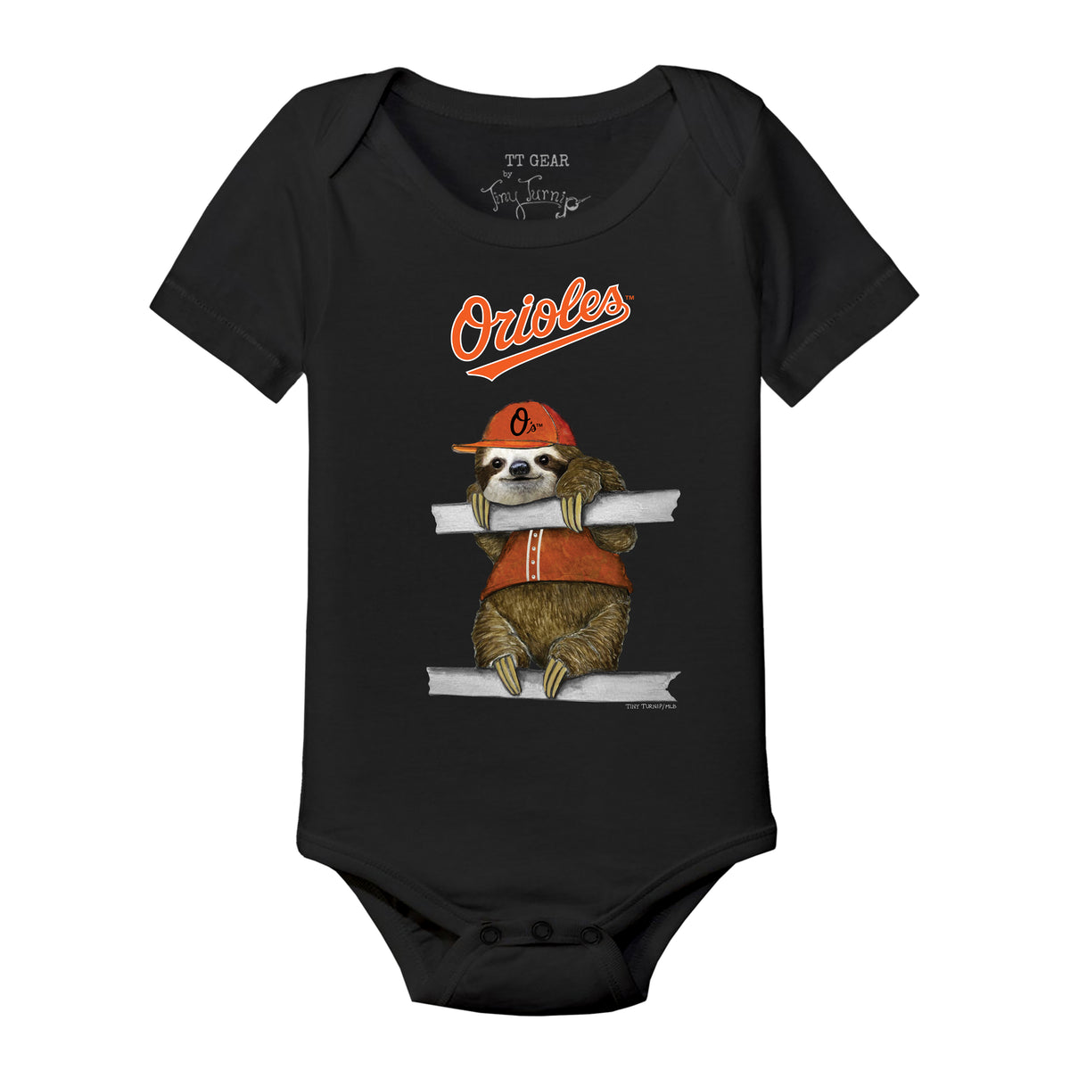 Baltimore Orioles Sloth Short Sleeve Snapper