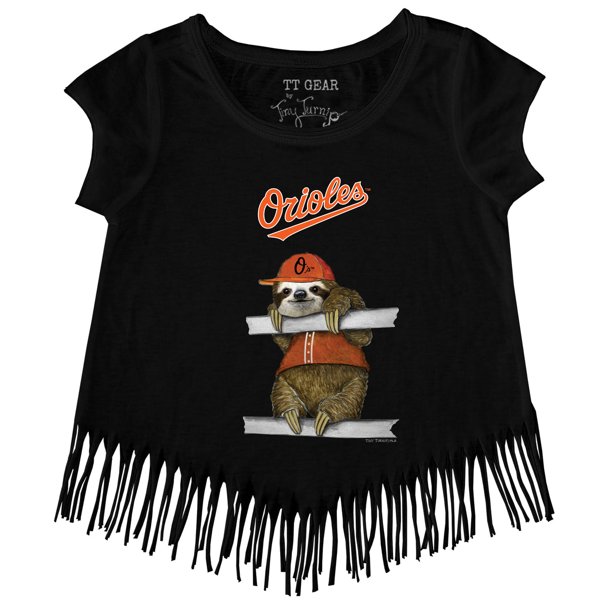 Baltimore Orioles Sloth Fringe Tee