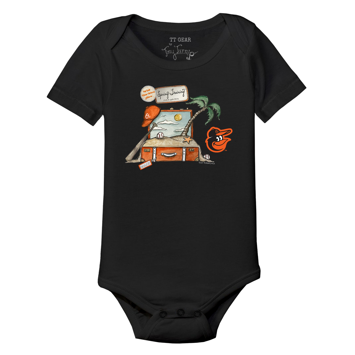 Baltimore Orioles Spring Training 2026 Short Sleeve Snapper - Tiny Turnip