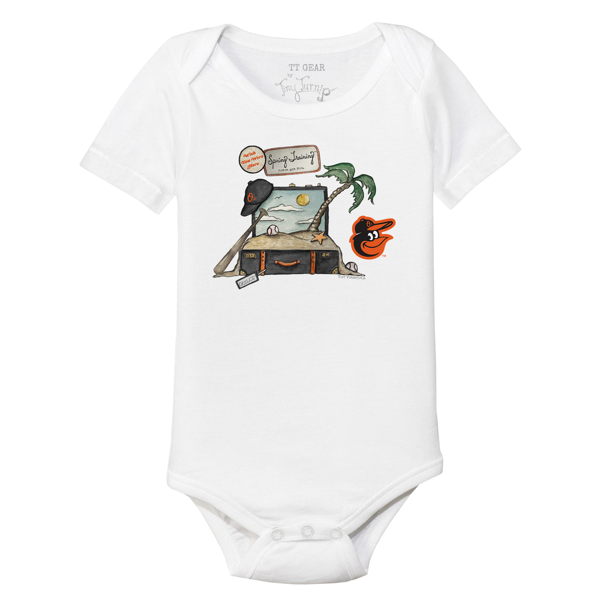 Baltimore Orioles Spring Training 2026 Short Sleeve Snapper - Tiny Turnip