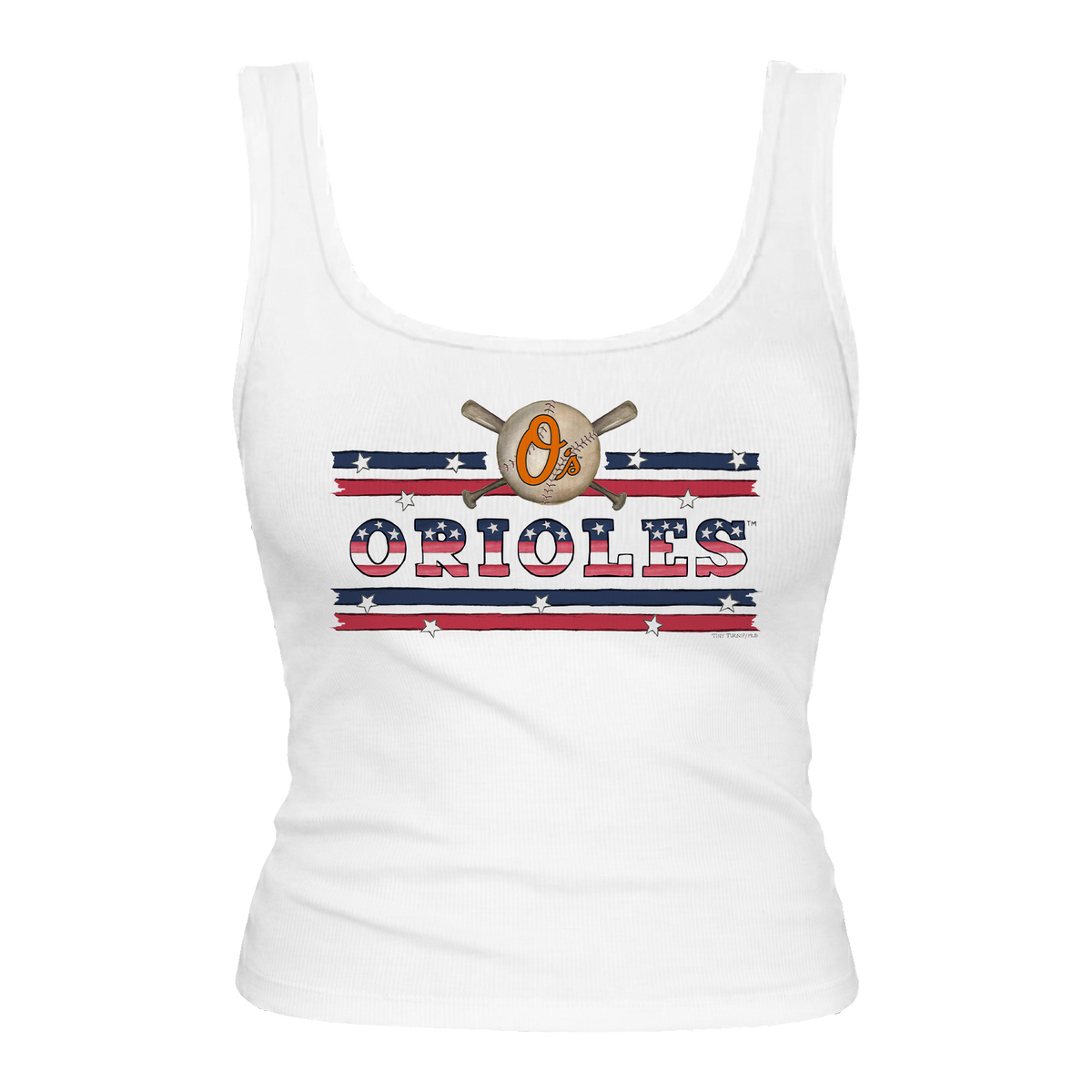 Baltimore Orioles Stars and Stripes Emmy Tank