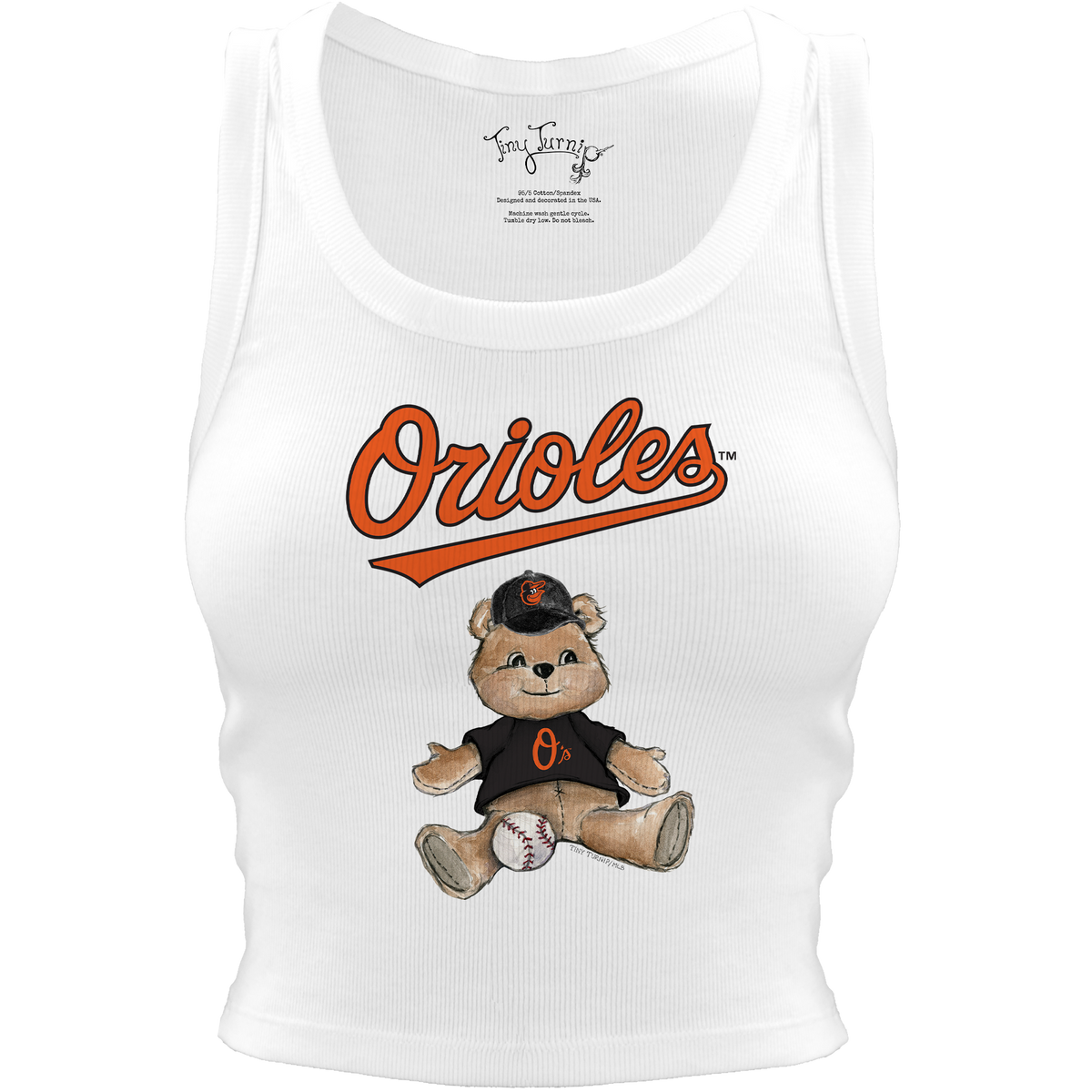 Baltimore Orioles Teddy Crop Tank