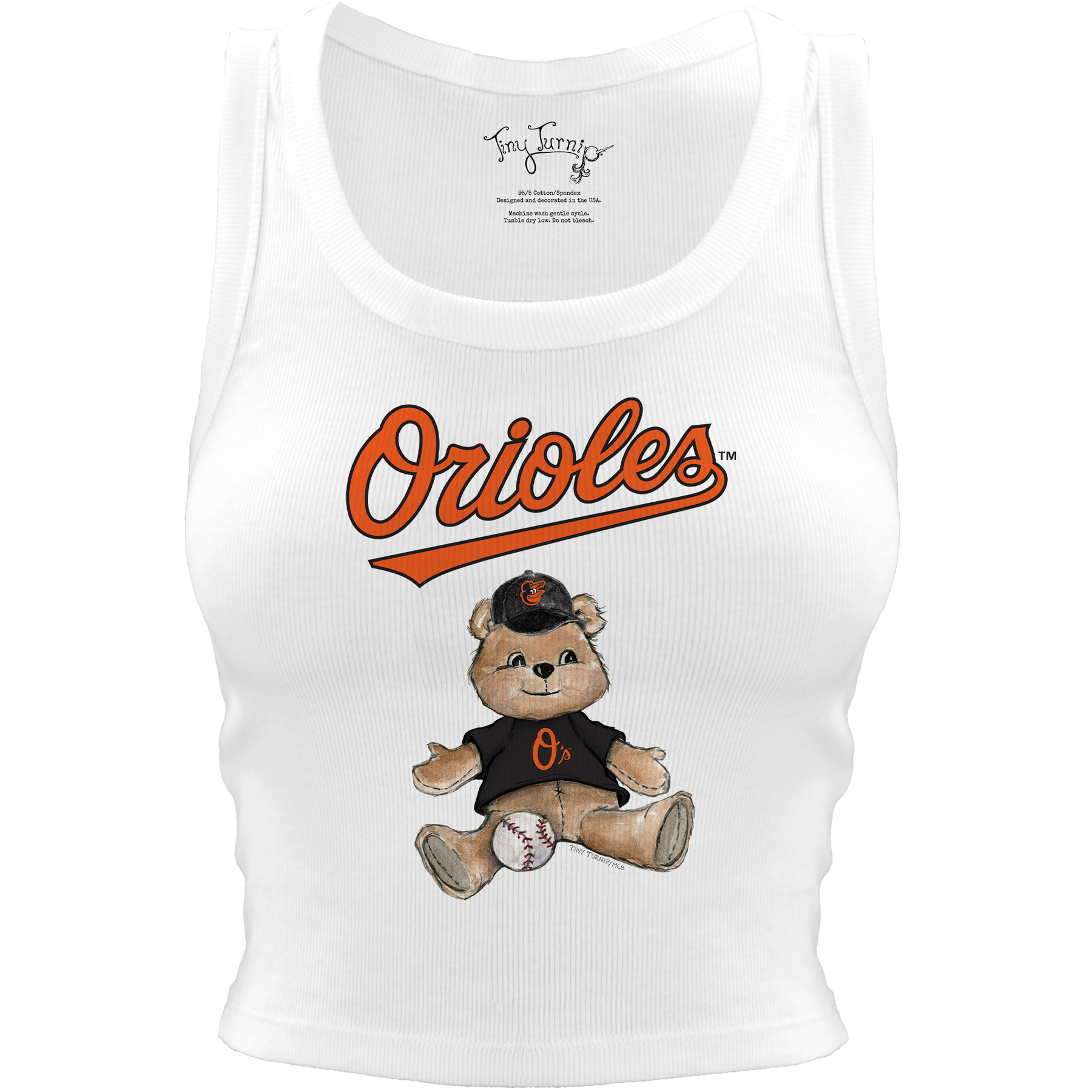 Baltimore Orioles Teddy Crop Tank